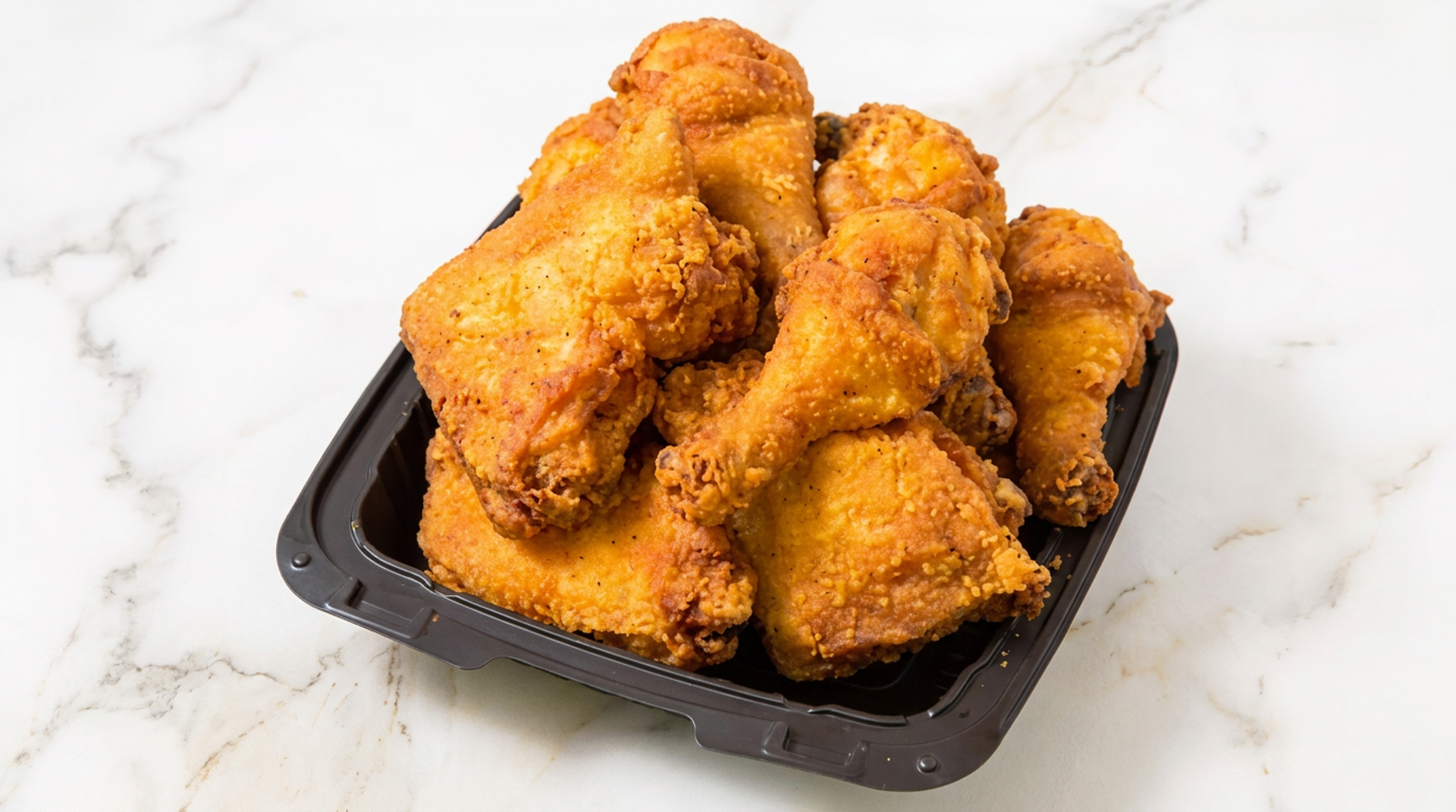 Chicken, wings, and sandwiches