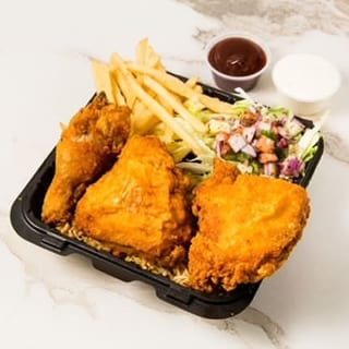 3 Piece Chicken Over Rice