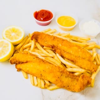 Whiting Fish with Fries