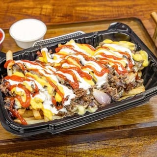 Philly Cheese Steak Over Fries