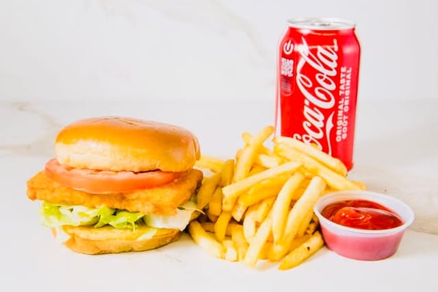 Fish Sandwich Combination.