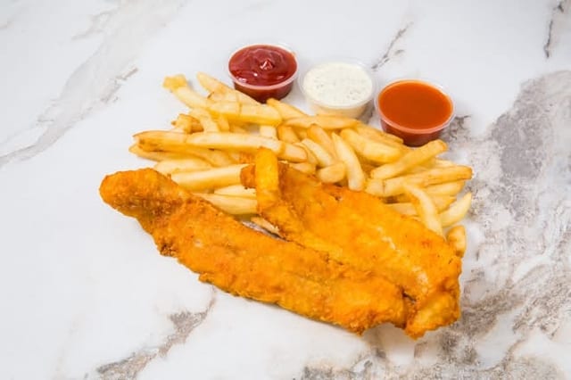 2-piece Whiting Fish with French Fries.