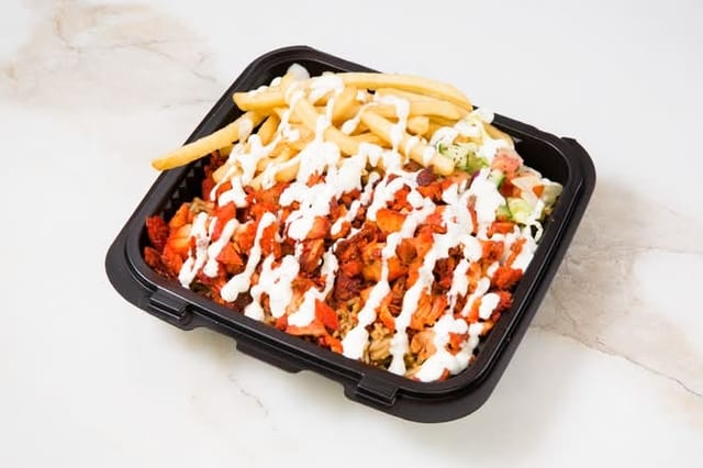 CHICKEN OVER RICE.